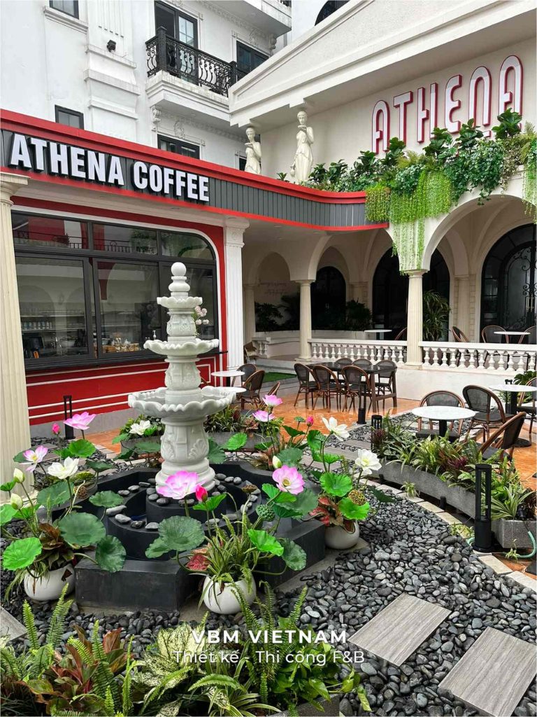 Athena coffee thi công hoàn thiện-5
