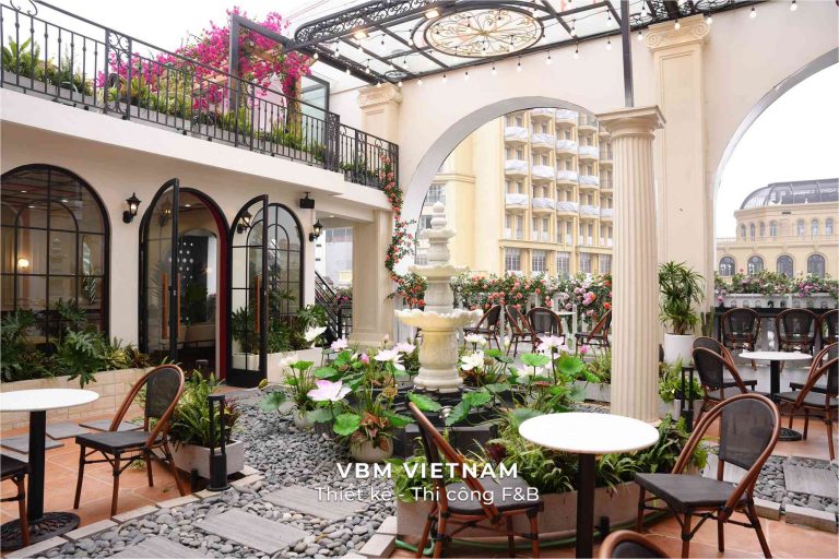 Athena coffee thi công hoàn thiện